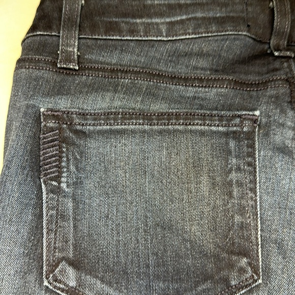 Paige Manhattan Bootcut Jeans Size 26 Clayton Dark Wash Stretch EUC - Picture 13 of 15